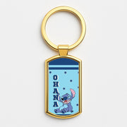 Blue Alien Ohana Luxury Keyring 3