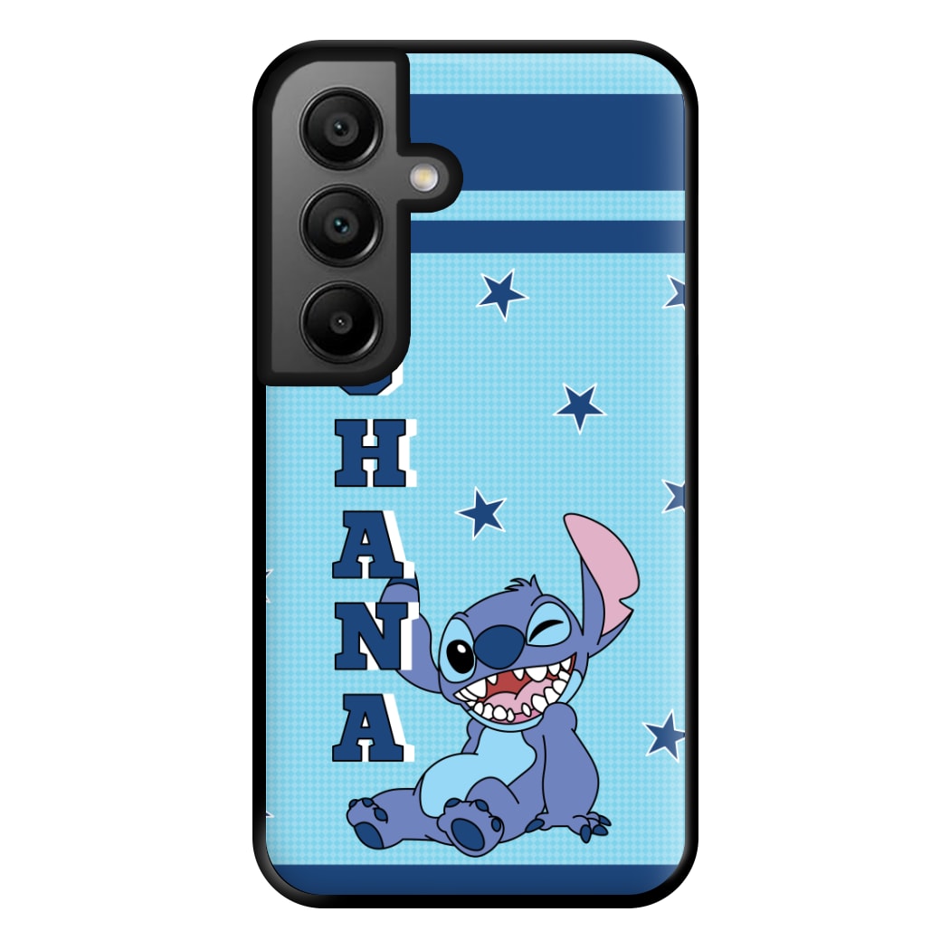 Blue Alien Ohana Phone Case for Google Pixel 8