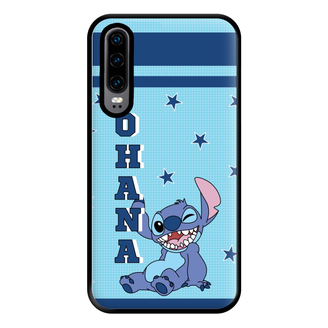 Blue Alien Ohana Phone Case for Huawei P30