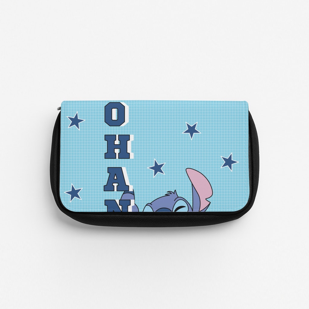 Blue Alien Ohana Pencil Case