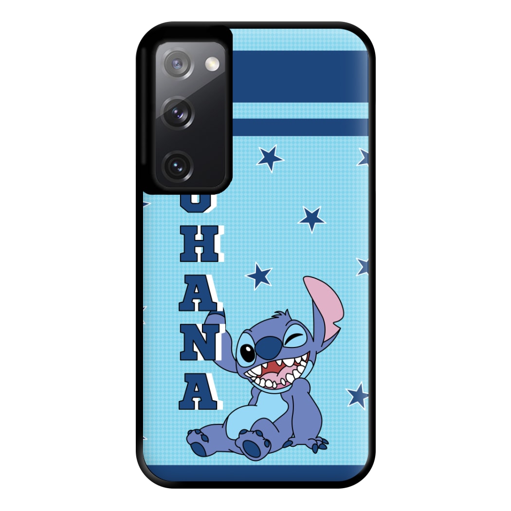 Blue Alien Ohana Phone Case for Galaxy S20FE