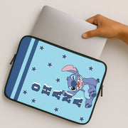 Blue Alien Ohana Laptop Sleeve 2