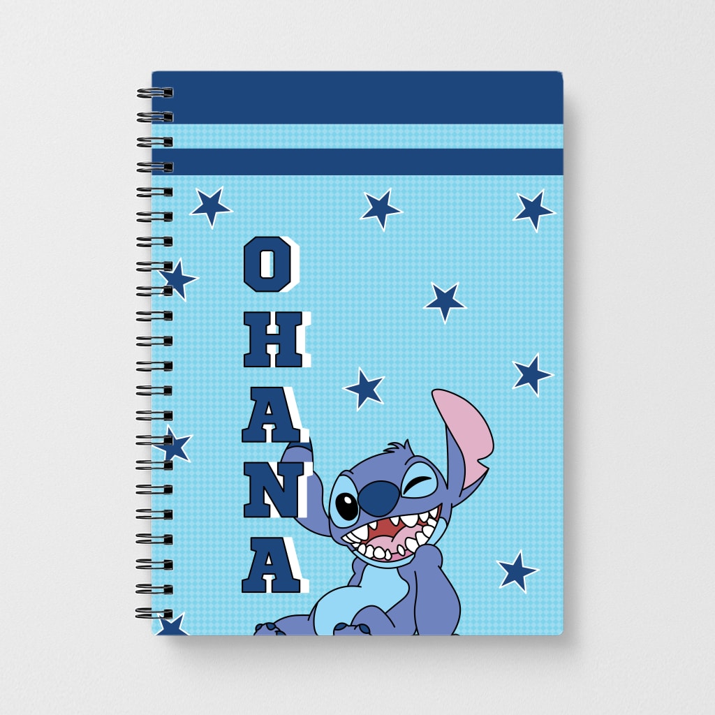 Blue Alien Ohana Notebook