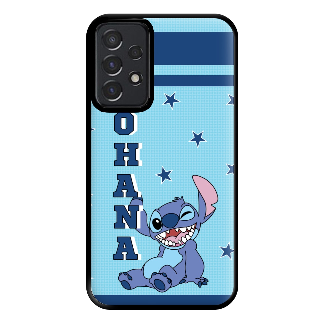 Blue Alien Ohana Phone Case for Galaxy A52 / A52s