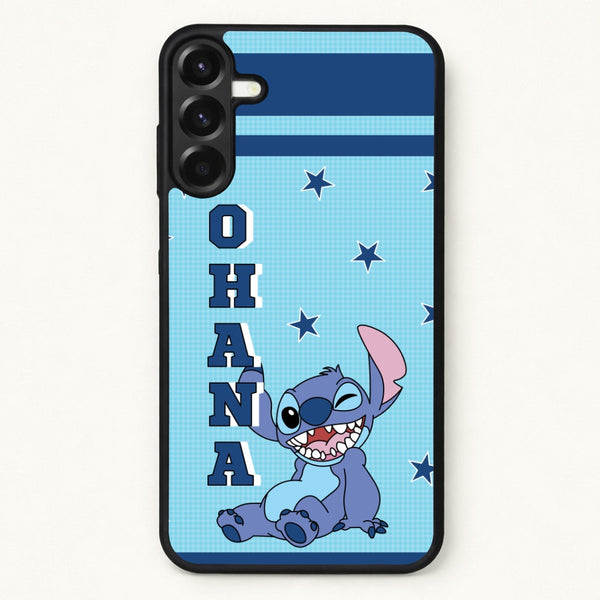 Blue Alien Ohana Phone Case for Galaxy A17