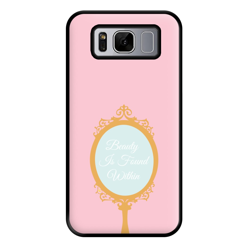 Beauty Is Found Within Mirror Phone Case for Galaxy S8 Plus