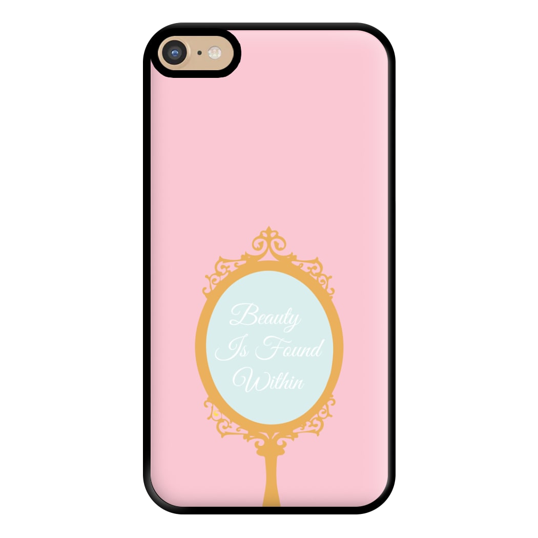 Beauty Is Found Within Mirror Phone Case for iPhone 6 Plus / 7 Plus / 8 Plus