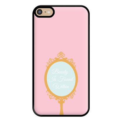 Beauty Is Found Within Mirror Phone Case for iPhone 6 Plus / 7 Plus / 8 Plus