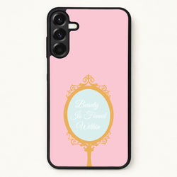 Beauty Is Found Within Mirror Phone Case for Galaxy A17