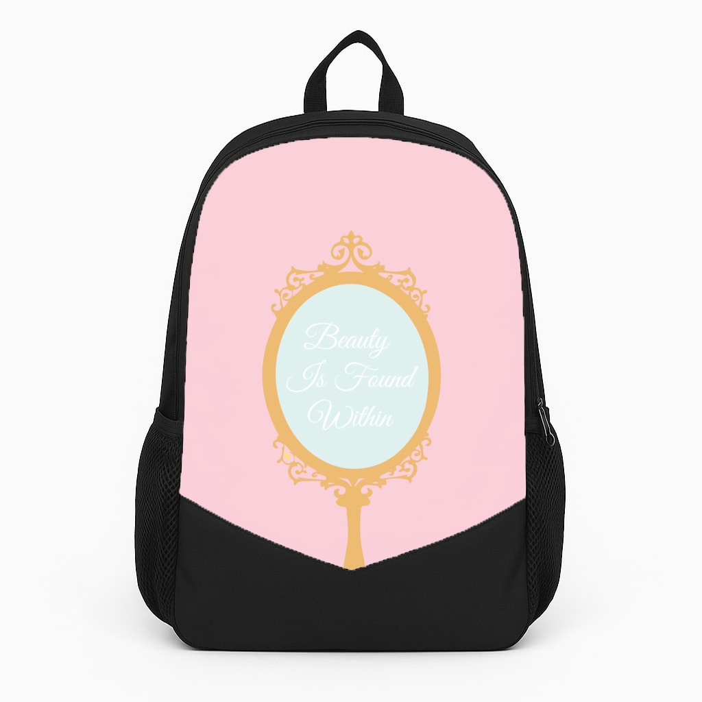 Beauty Is Found Within Mirror Backpack