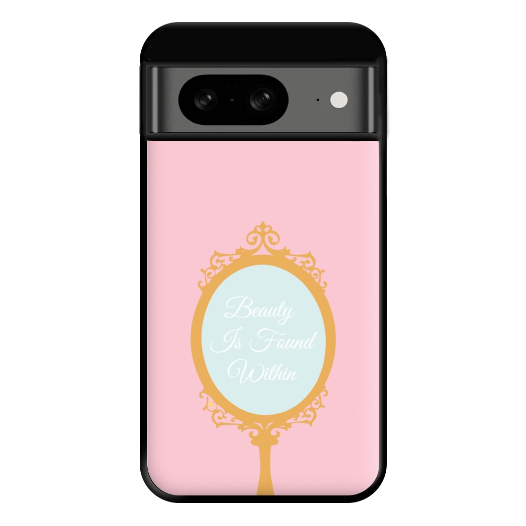 Beauty Is Found Within Mirror Phone Case for Google Pixel 8