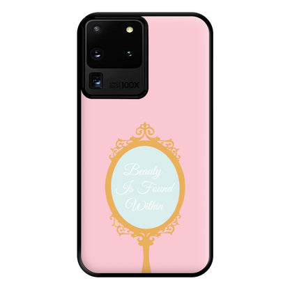 Beauty Is Found Within Mirror Phone Case for Galaxy S20 Ultra