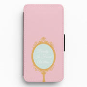 Beauty Is Found Within Mirror Flip / Wallet Phone Case 1