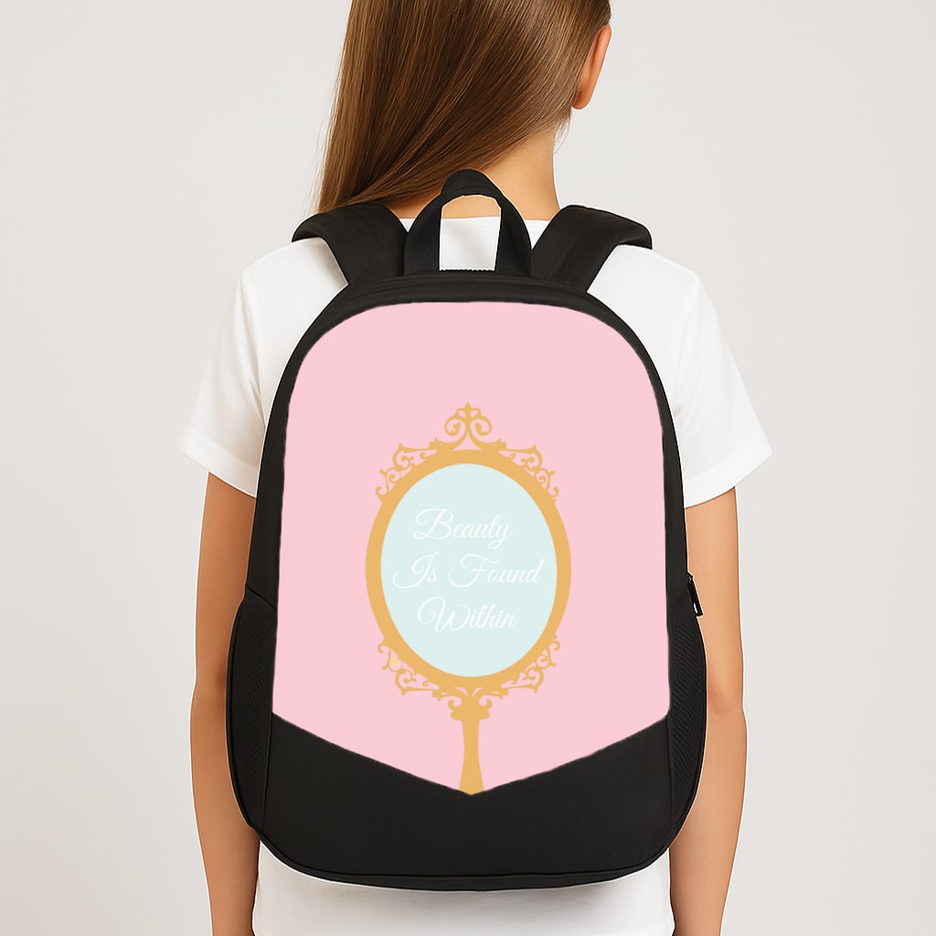 Beauty Is Found Within Mirror Backpack