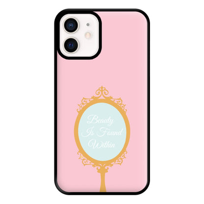 Beauty Is Found Within Mirror Phone Case for iPhone 12 Mini