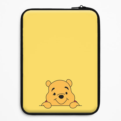 Cute Bear Leaning Universal Laptop Sleeve