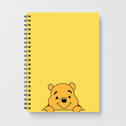Cute Bear Leaning Notebook