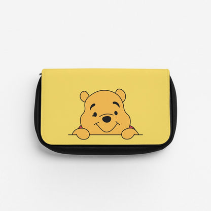 Cute Bear Leaning Pencil Case
