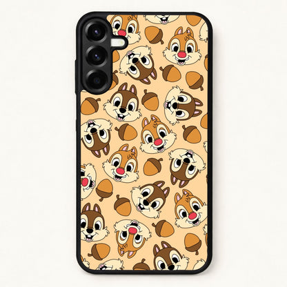 Cute Squirrels And Acorns Pattern Phone Case for Galaxy A57