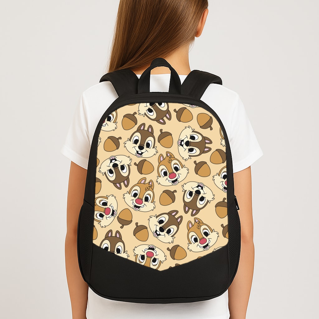 Cute Squirrels And Acorns Pattern Backpack