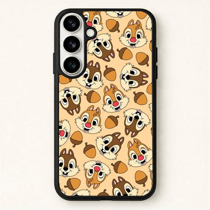 Cute Squirrels And Acorns Pattern Phone Case for Galaxy S26 Plus