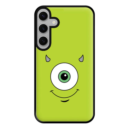 Green Monster Face Phone Case for Galaxy S24FE
