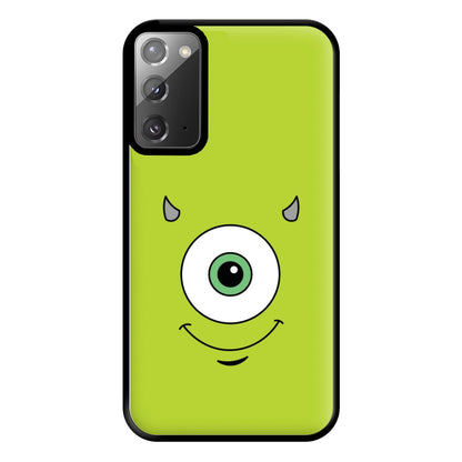 Green Monster Face Phone Case for Galaxy Note 20 Ultra