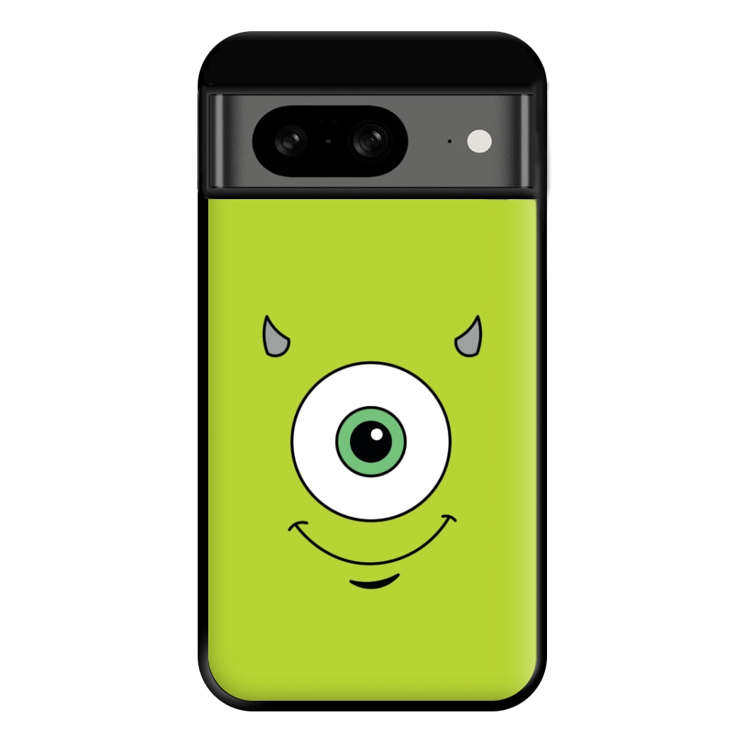 Green Monster Face Phone Case for Google Pixel 8