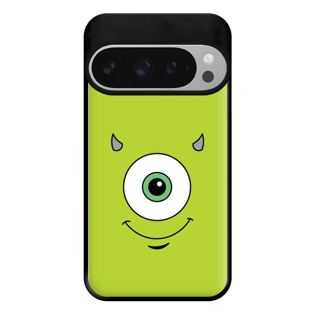 Green Monster Face Phone Case for Google Pixel 9 Pro XL