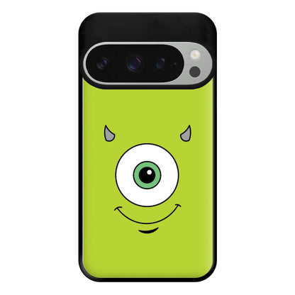 Green Monster Face Phone Case for Google Pixel 9 Pro XL