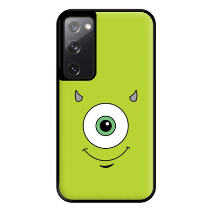 Green Monster Face Phone Case for Galaxy S20FE
