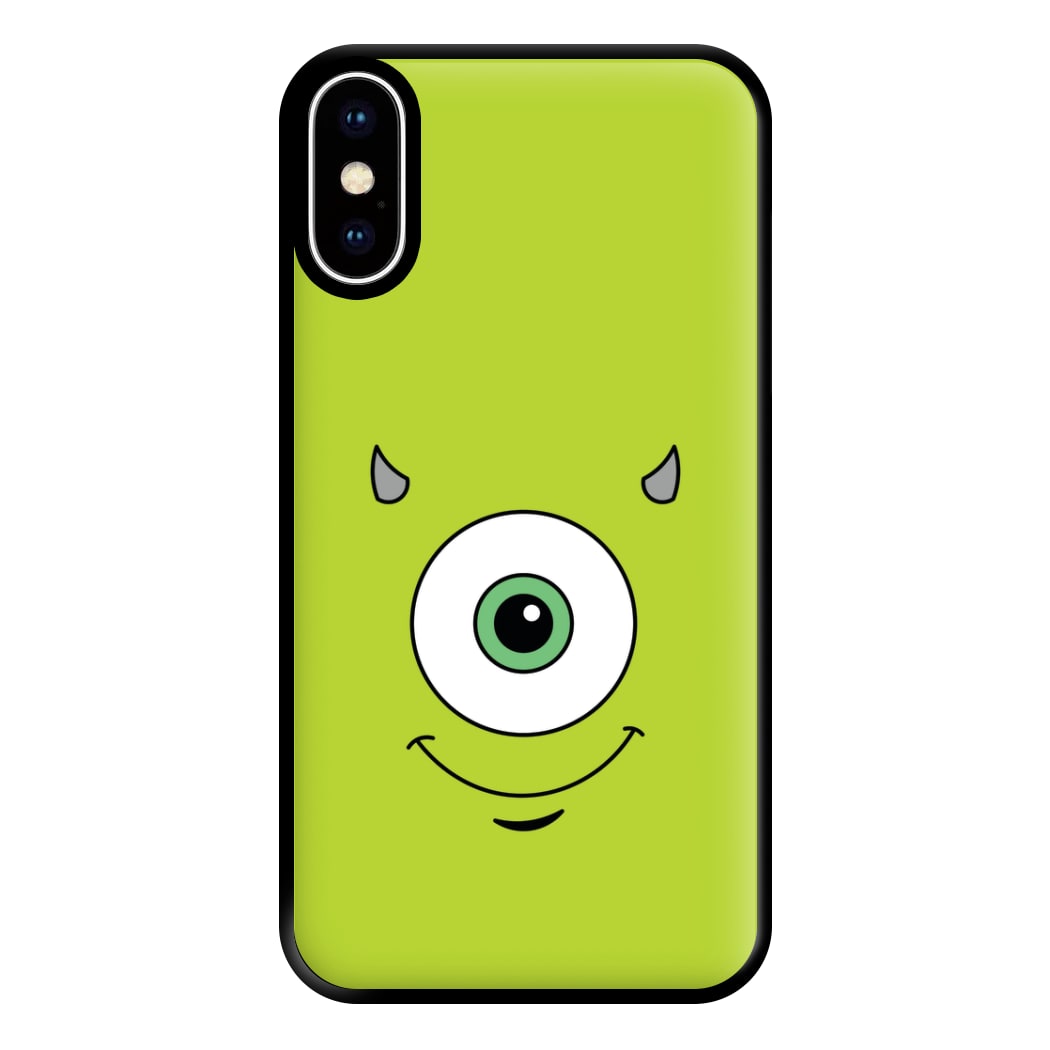 Green Monster Face Phone Case for iPhone XS Max
