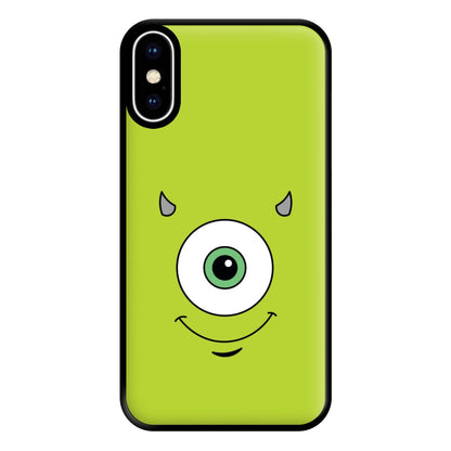 Green Monster Face Phone Case for iPhone XS Max