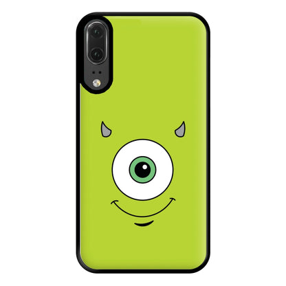 Green Monster Face Phone Case for Huawei P20