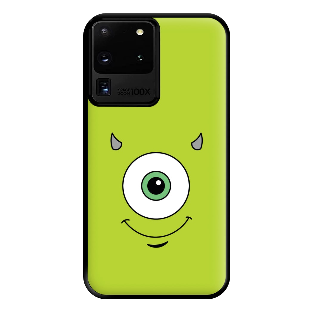 Green Monster Face Phone Case for Galaxy S20 Ultra