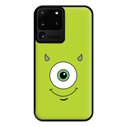 Green Monster Face Phone Case for Galaxy S20 Ultra