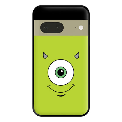 Green Monster Face Phone Case for Google Pixel 7a