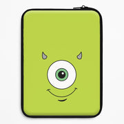 Green Monster Face Laptop Sleeve 1
