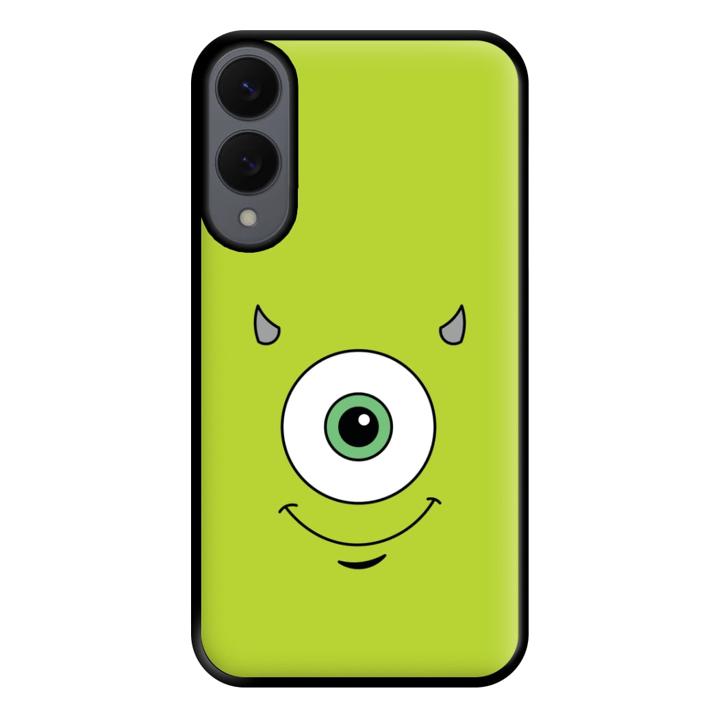 Green Monster Face Phone Case for Galaxy S25 Edge
