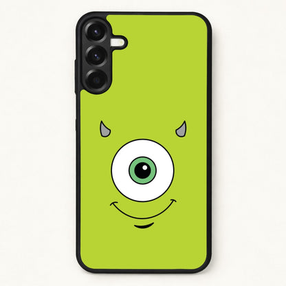 Green Monster Face Phone Case for Galaxy A57