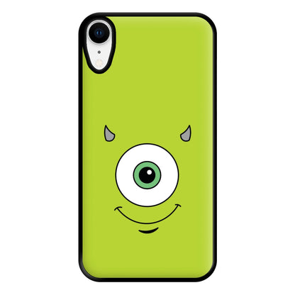 Green Monster Face Phone Case for iPhone XR
