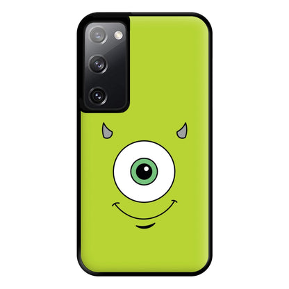 Green Monster Face Phone Case for Galaxy S20