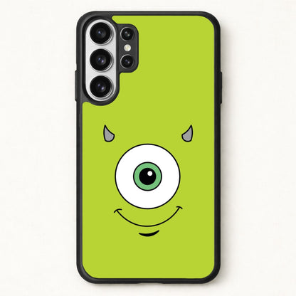 Green Monster Face Phone Case for Galaxy S26 Ultra