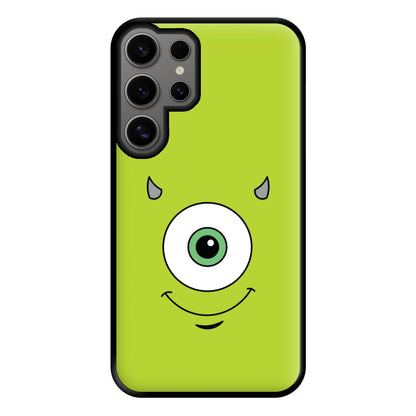 Green Monster Face Phone Case for Galaxy S24 Ultra