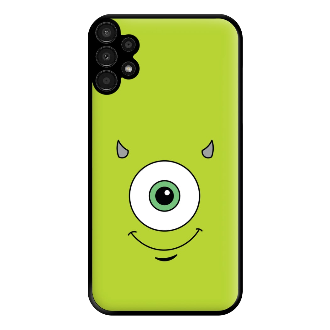 Green Monster Face Phone Case for Galaxy A13