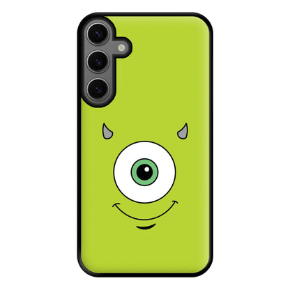 Green Monster Face Phone Case for Galaxy S23FE