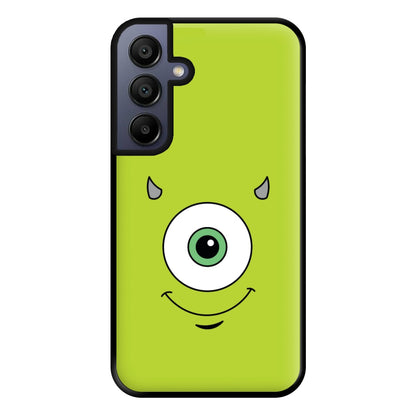 Green Monster Face Phone Case for Galaxy A16