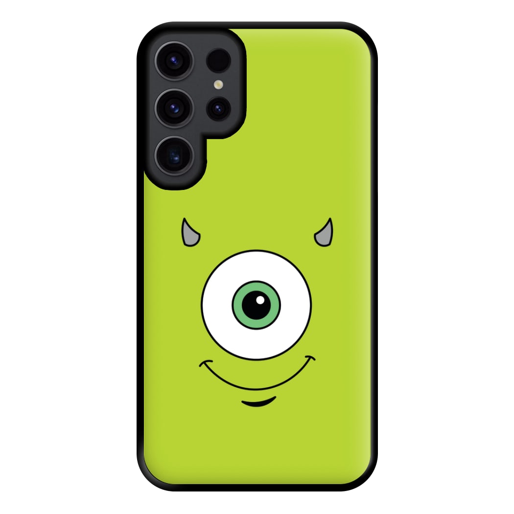 Green Monster Face Phone Case for Galaxy S23 Ultra