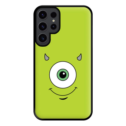 Green Monster Face Phone Case for Galaxy S23 Ultra