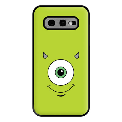 Green Monster Face Phone Case for Galaxy S10e
